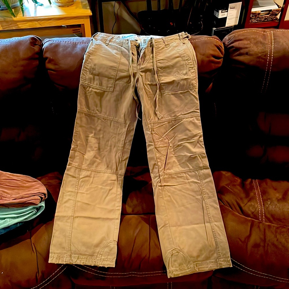 Casual Chic Canvas Cargo Pants